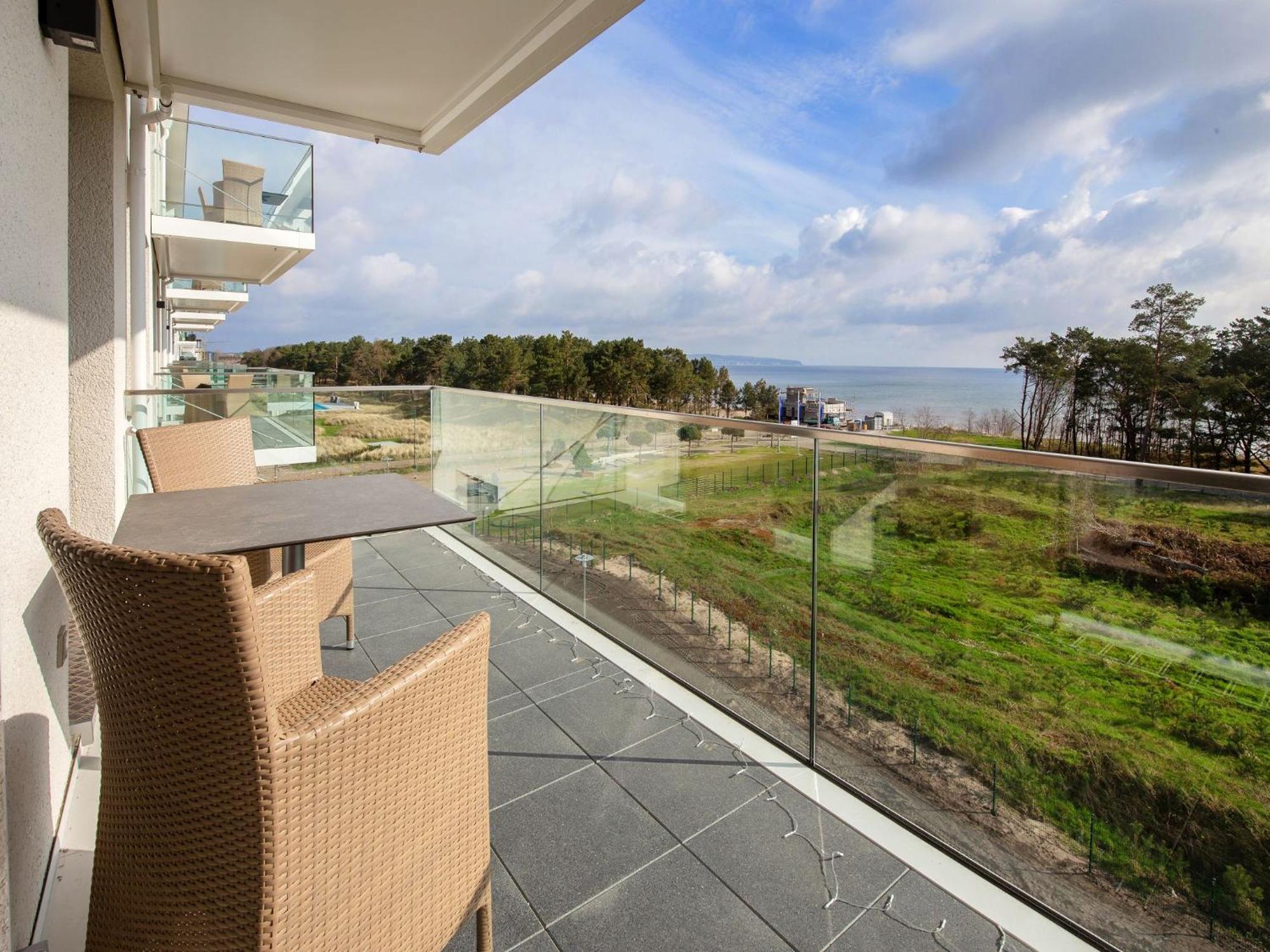 Duenenresidenz Prora - Ferienwohnung Mit Meerblick, 2 Schlafzimmern, Sauna Und Balkon Np-404 Binz Extérieur photo